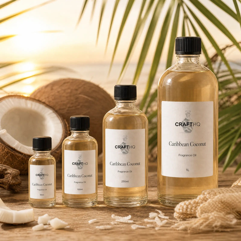 Caribbean Coconut fragrance oil in every size