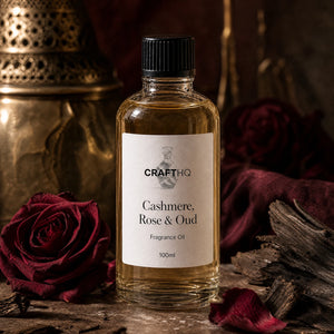 Cashmere, Rose & Oud fragrance oil 100ml bottle