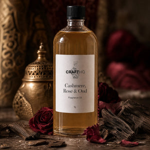 Cashmere, Rose & Oud fragrance oil 1L bottle