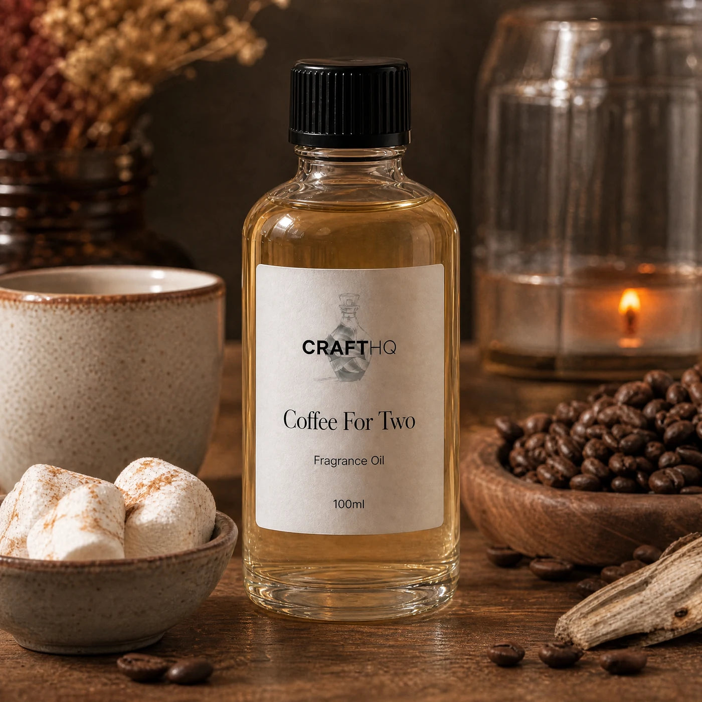 Coffee For Two fragrance oil 100ml bottle