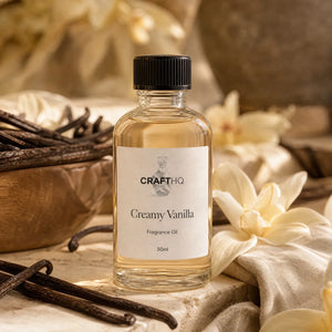 Creamy Vanilla fragrance oil bottle