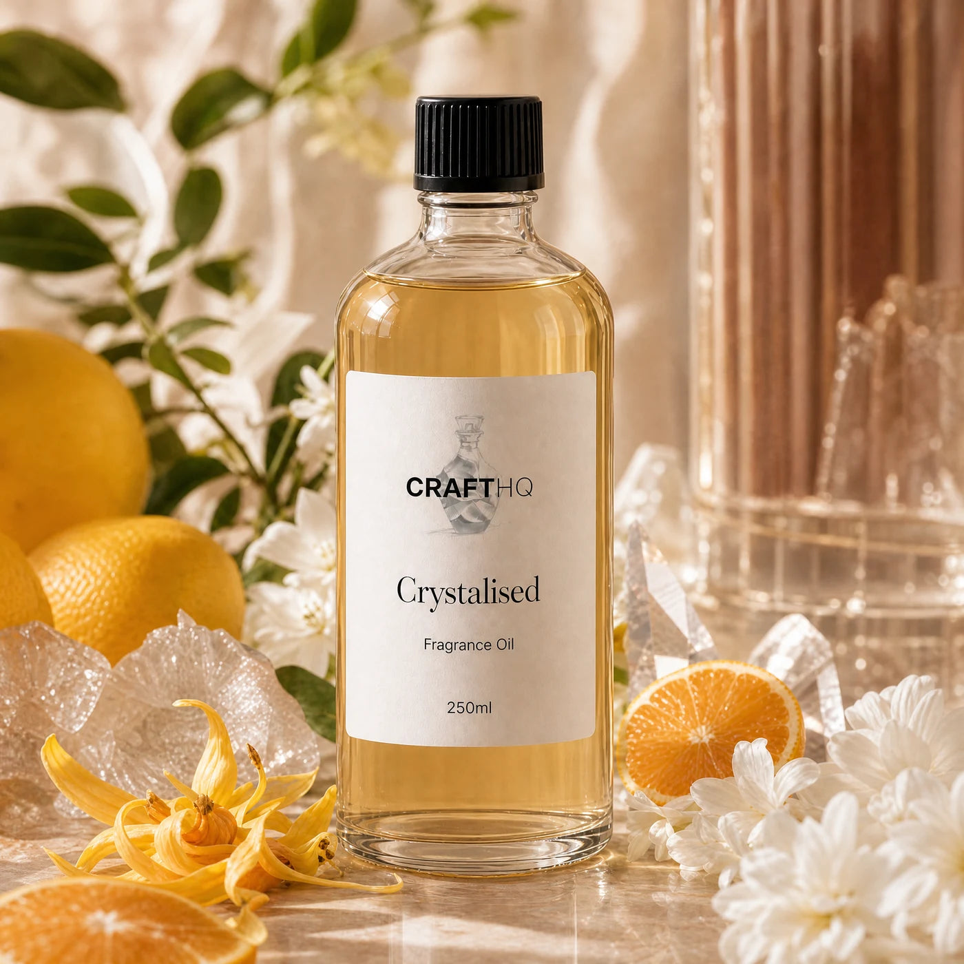 Crystalised fragrance oil 250ml bottle