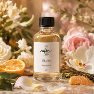 Elusive fragrance oil bottle