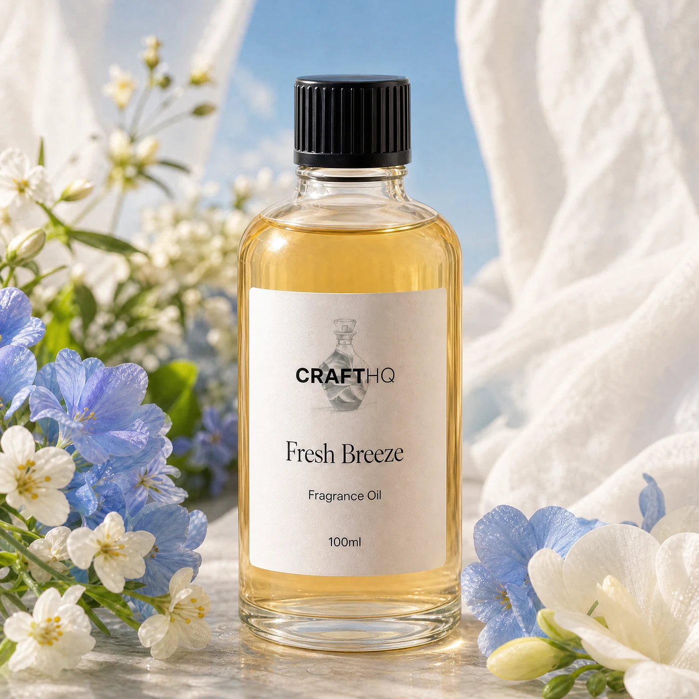 Fresh Breeze fragrance oil 100ml bottle