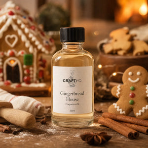 Gingerbread House fragrance oil bottle