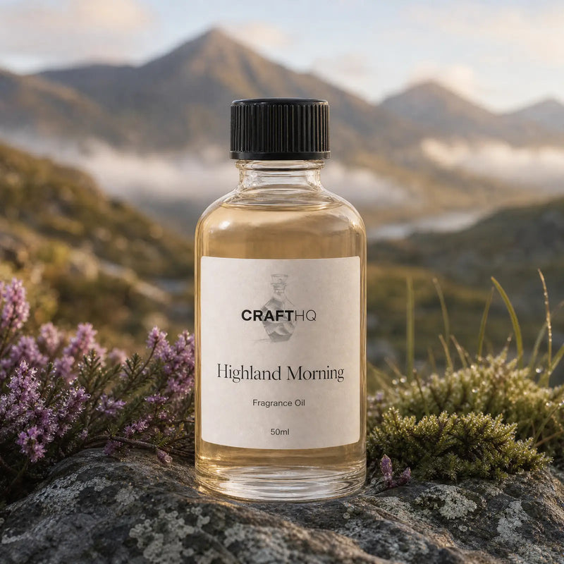 Highland Morning fragrance oil bottle