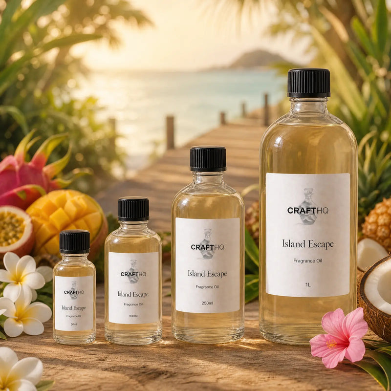 Island Escape fragrance oil in every size