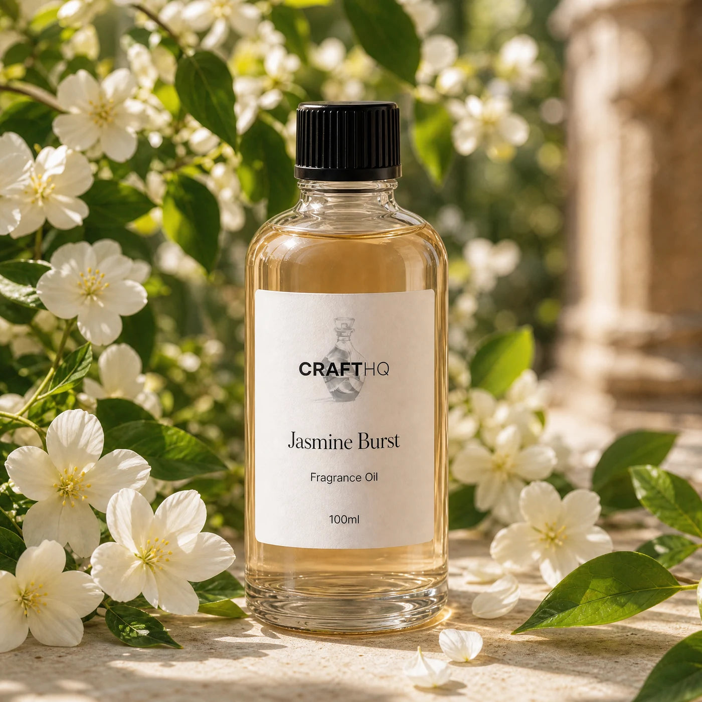 Jasmine Burst fragrance oil 100ml bottle