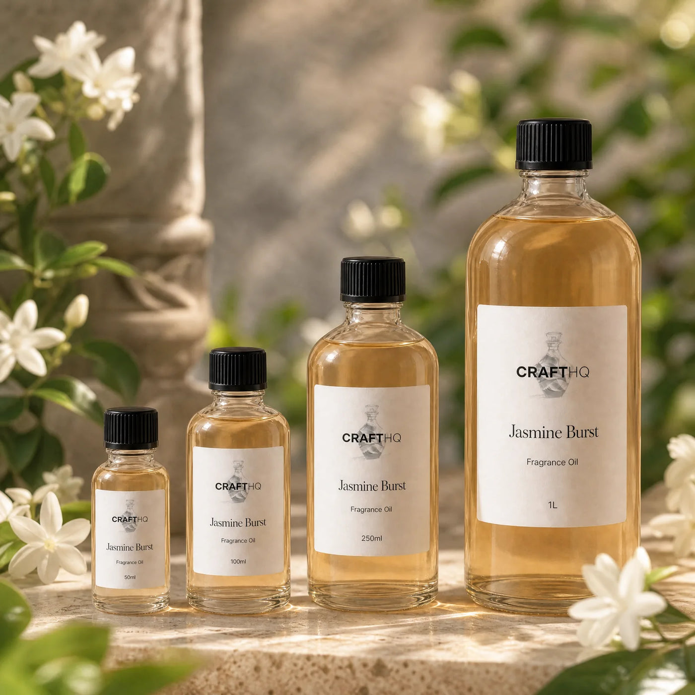 Jasmine Burst fragrance oil in every size