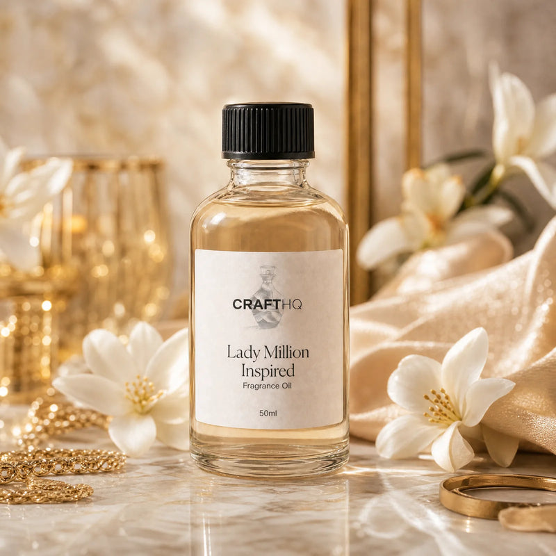 Lady Million Inspired fragrance oil bottle