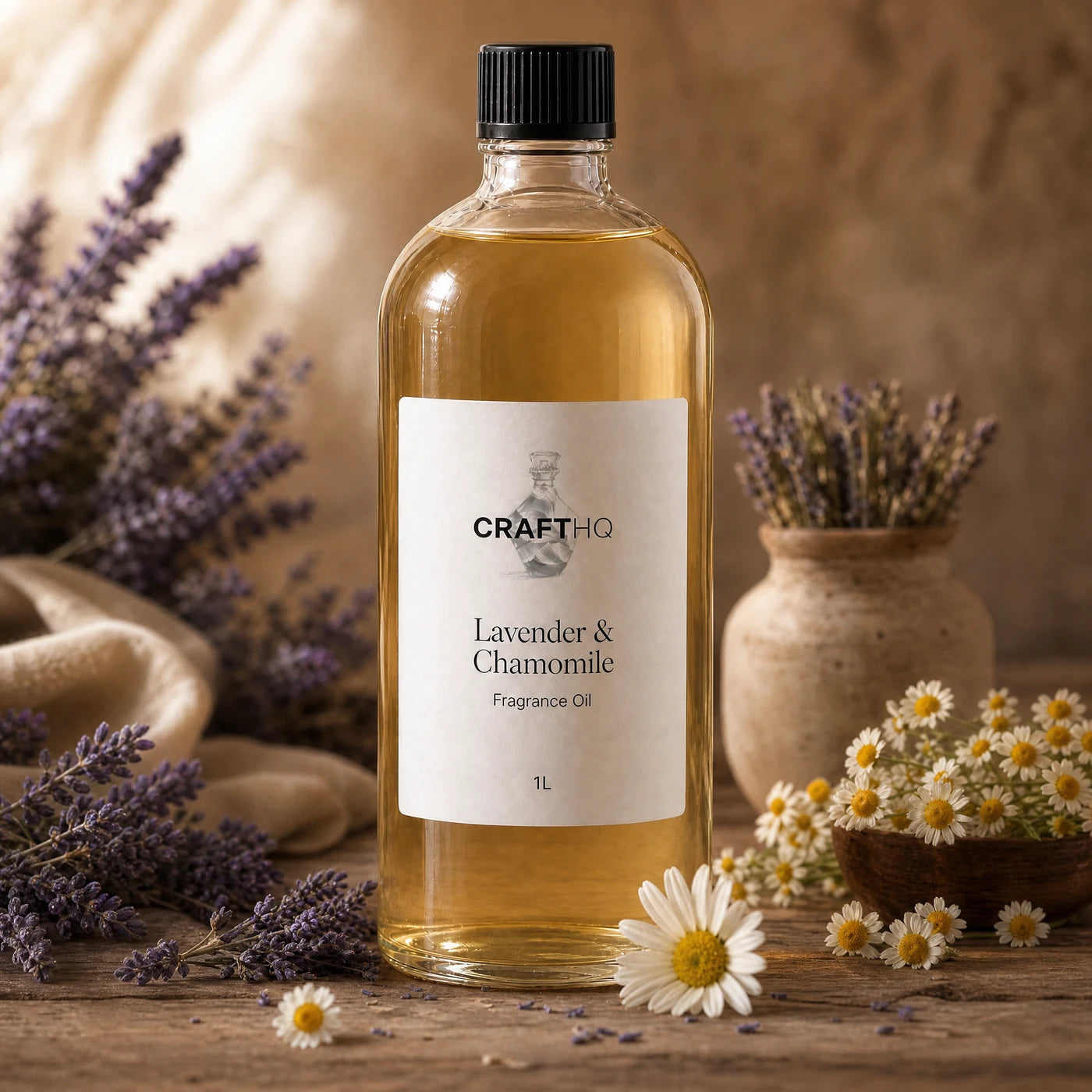 Lavender & Chamomile fragrance oil 1L bottle