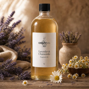 Lavender & Chamomile fragrance oil 1L bottle