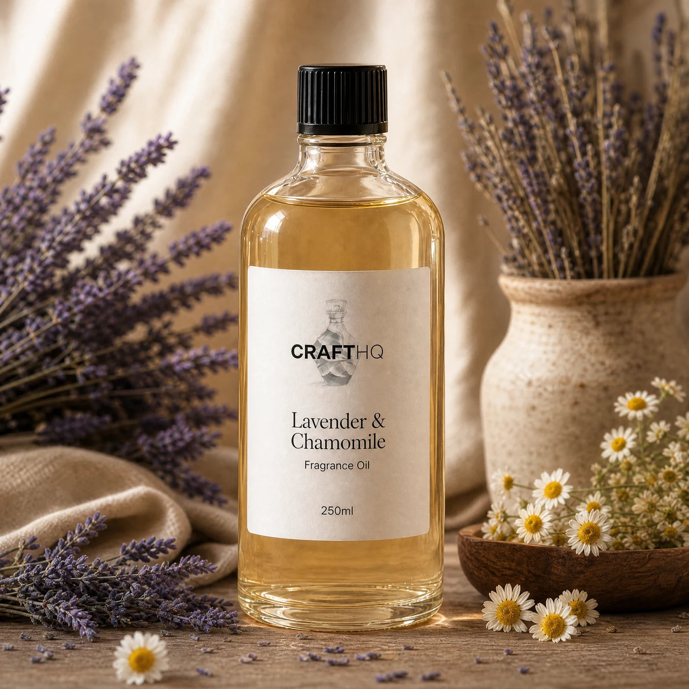 Lavender & Chamomile fragrance oil 250ml bottle