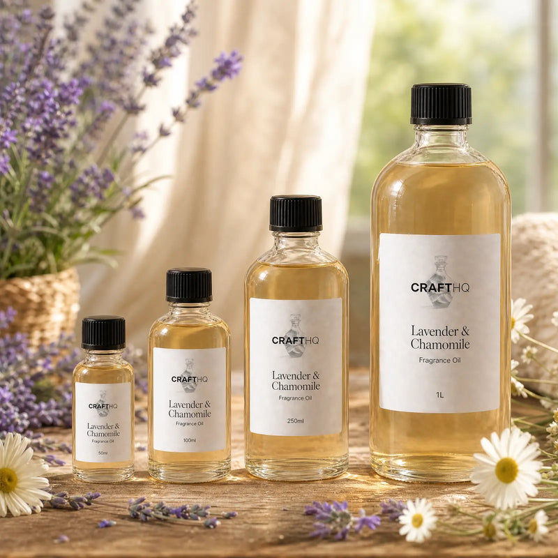 Lavender & Chamomile fragrance oil in every size
