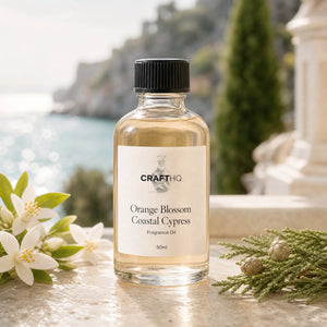 Orange Blossom Coastal Cypress fragrance oil bottle