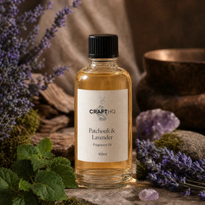 Patchouli & Lavender fragrance oil 100ml bottle