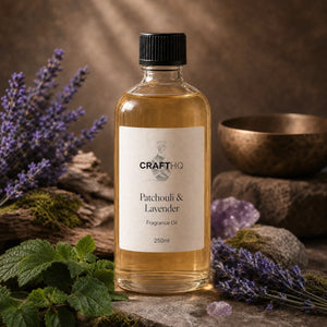 Patchouli & Lavender fragrance oil 250ml bottle