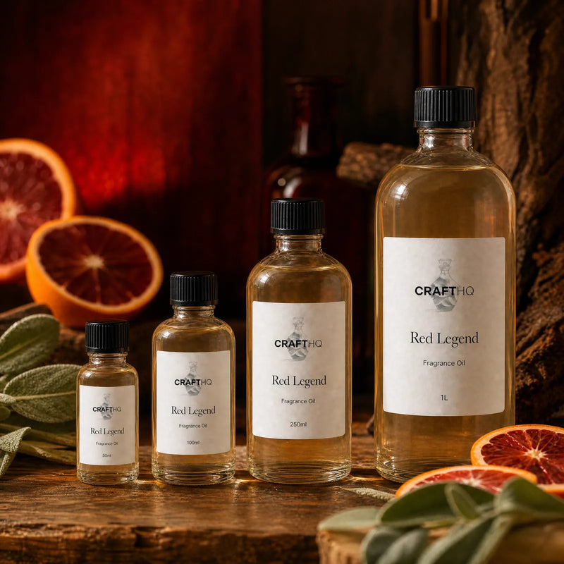 Red Legend fragrance oil in every size