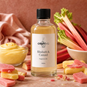 Rhubarb & Custard fragrance oil 100ml bottle