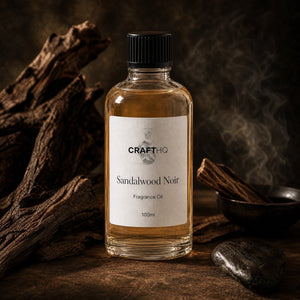 Sandalwood Noir fragrance oil 100ml bottle