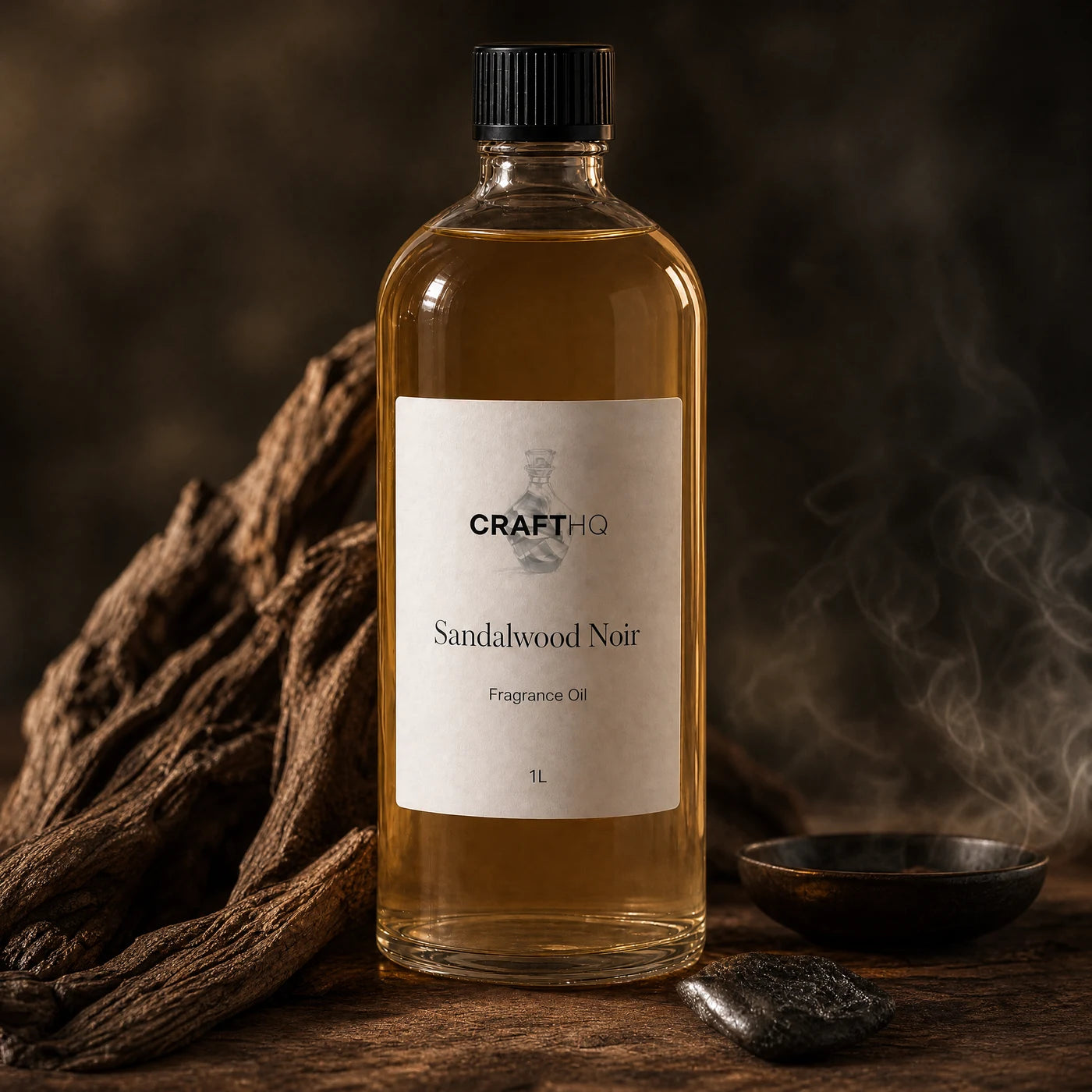 Sandalwood Noir fragrance oil 1L bottle