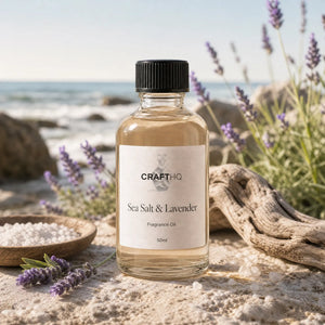 Sea Salt & Lavender fragrance oil bottle