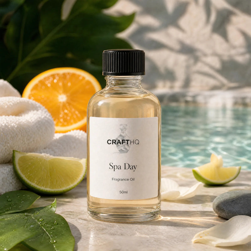 Spa Day fragrance oil bottle