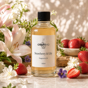 Strawberry & Lily fragrance oil 100ml bottle