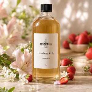 Strawberry & Lily fragrance oil 1L bottle
