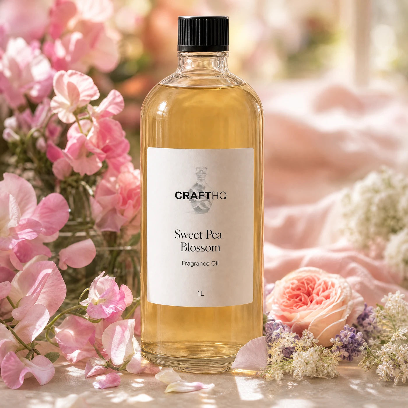 Sweet Pea Blossom fragrance oil 1L bottle