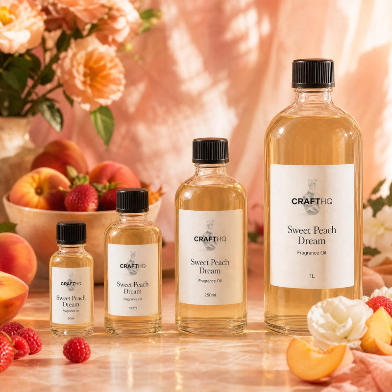 Sweet Peach Dream fragrance oil in every size