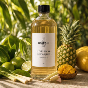 Thai Lime & Lemongrass fragrance oil 1L bottle
