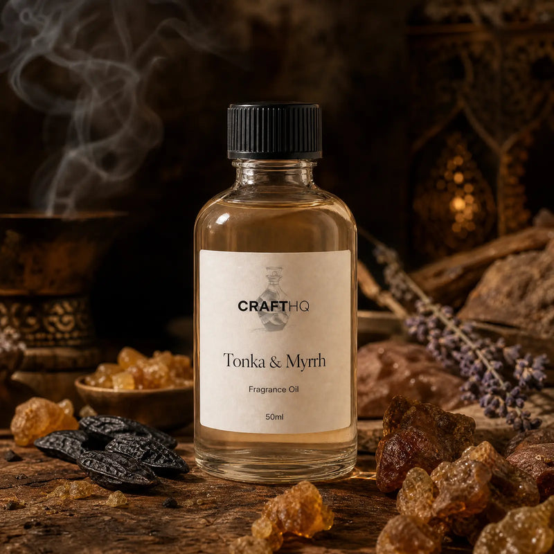 Tonka & Myrrh fragrance oil bottle
