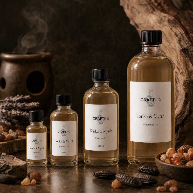Tonka & Myrrh fragrance oil in every size