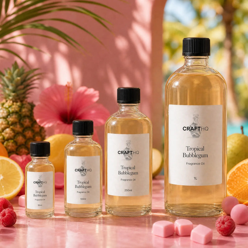Tropical Bubblegum fragrance oil in every size