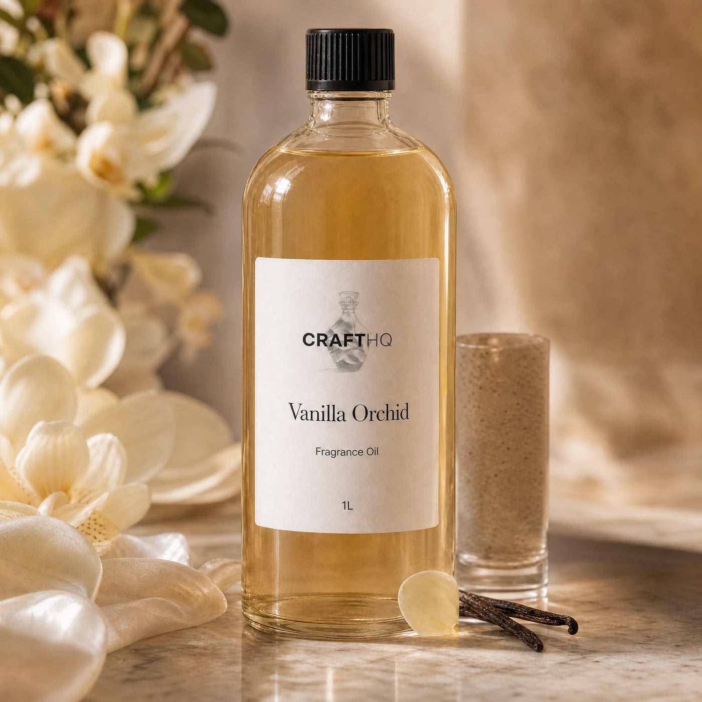 Vanilla Orchid fragrance oil 1L bottle
