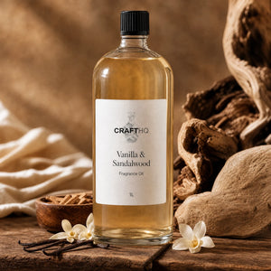 Vanilla & Sandalwood fragrance oil 1L bottle