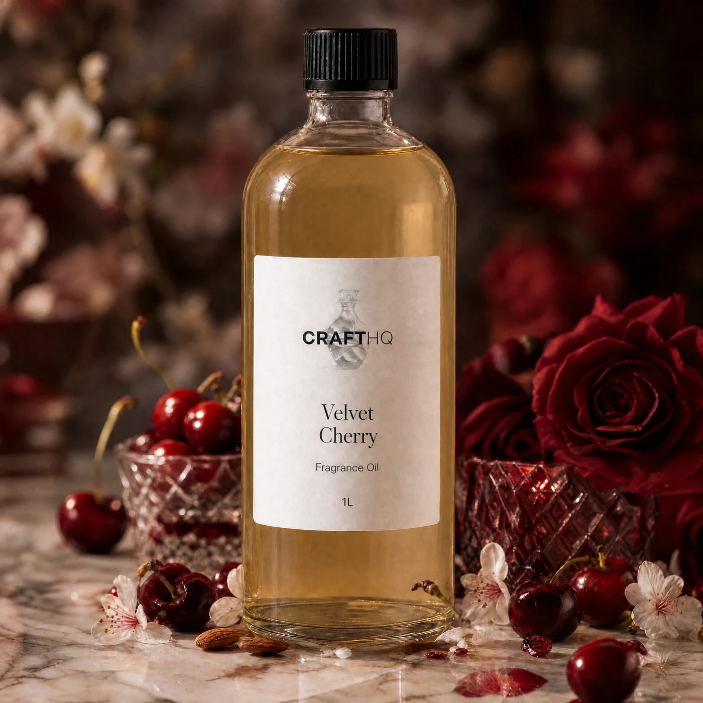 Velvet Cherry fragrance oil 1L bottle