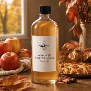 Warm Apple Strudel & Cinnamon fragrance oil 1L bottle