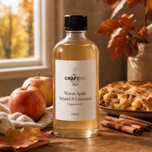 Warm Apple Strudel & Cinnamon fragrance oil 250ml bottle