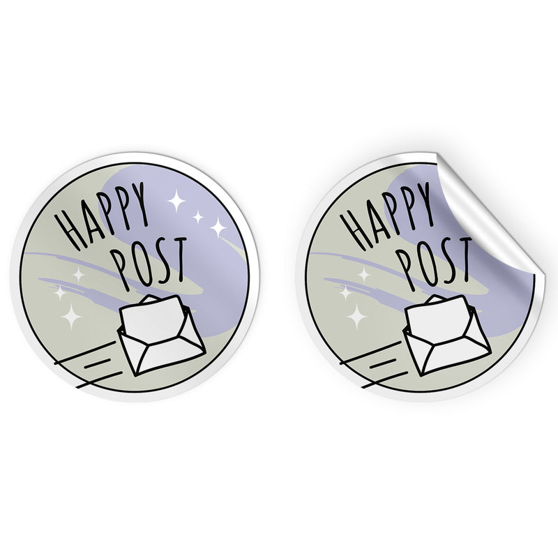 24 x Happy Post Stickers - Starred 2 – Craft HQ