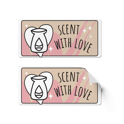 24 x Scent with Love Stickers - Starred 2