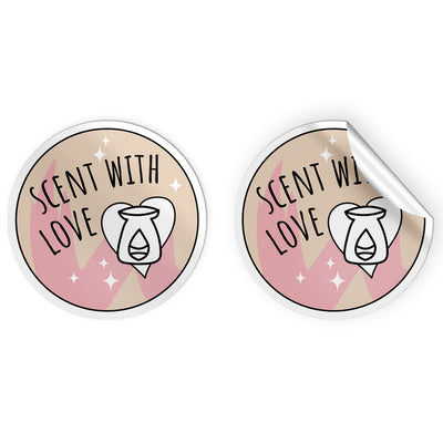 24 x Scent with Love Stickers - Starred 2