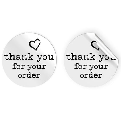 24 x Thank You for Your Order - Light