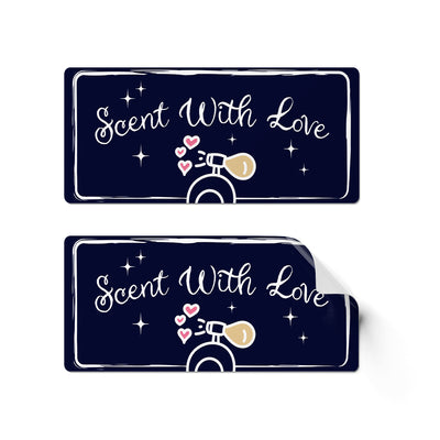 24 x Scent with Love Stickers - Crafty Dark