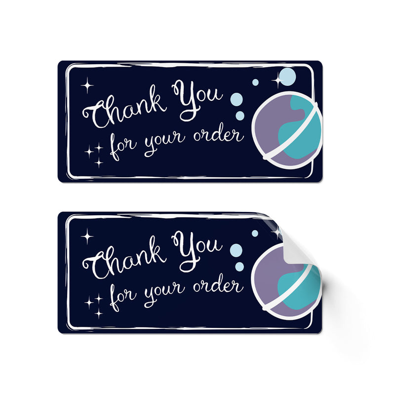 24 x Thank You for Your Order - Crafty Dark