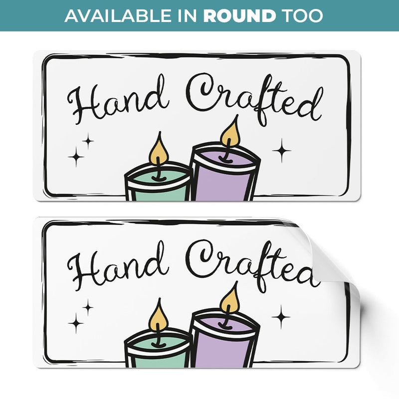 24 x Hand Crafted Stickers - Crafty Light