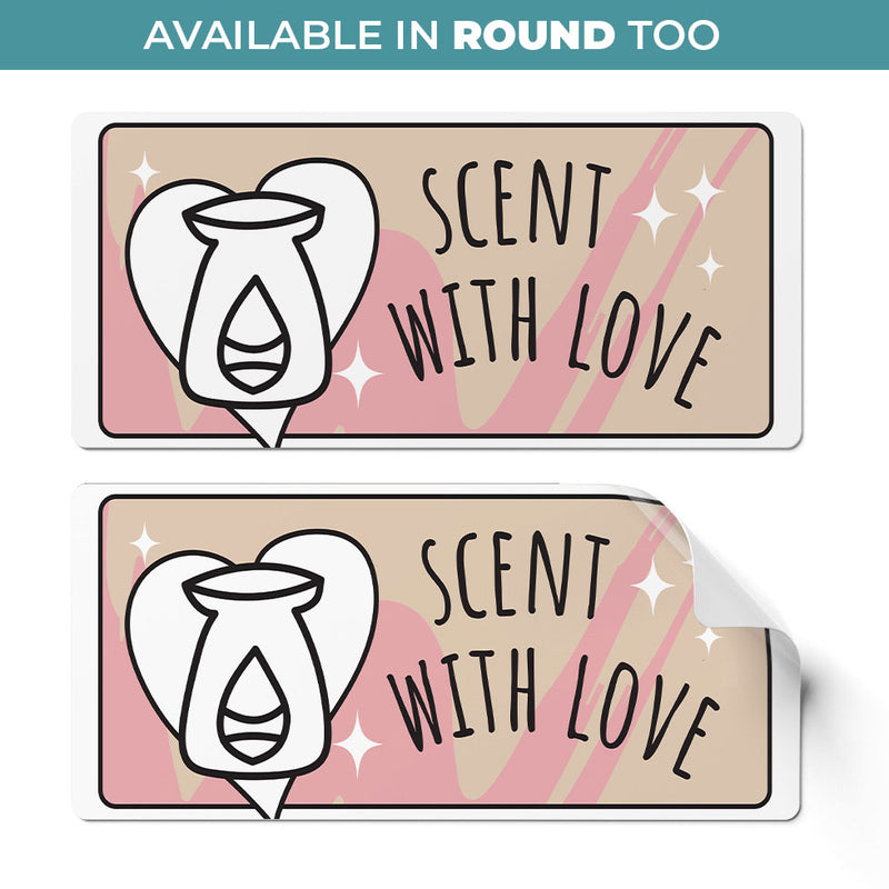 24 x Scent with Love Stickers - Starred 2